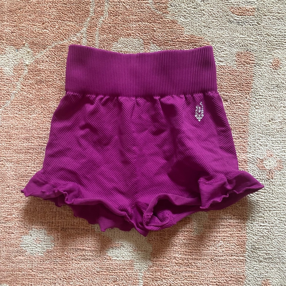 Free people ruffle booty shorts